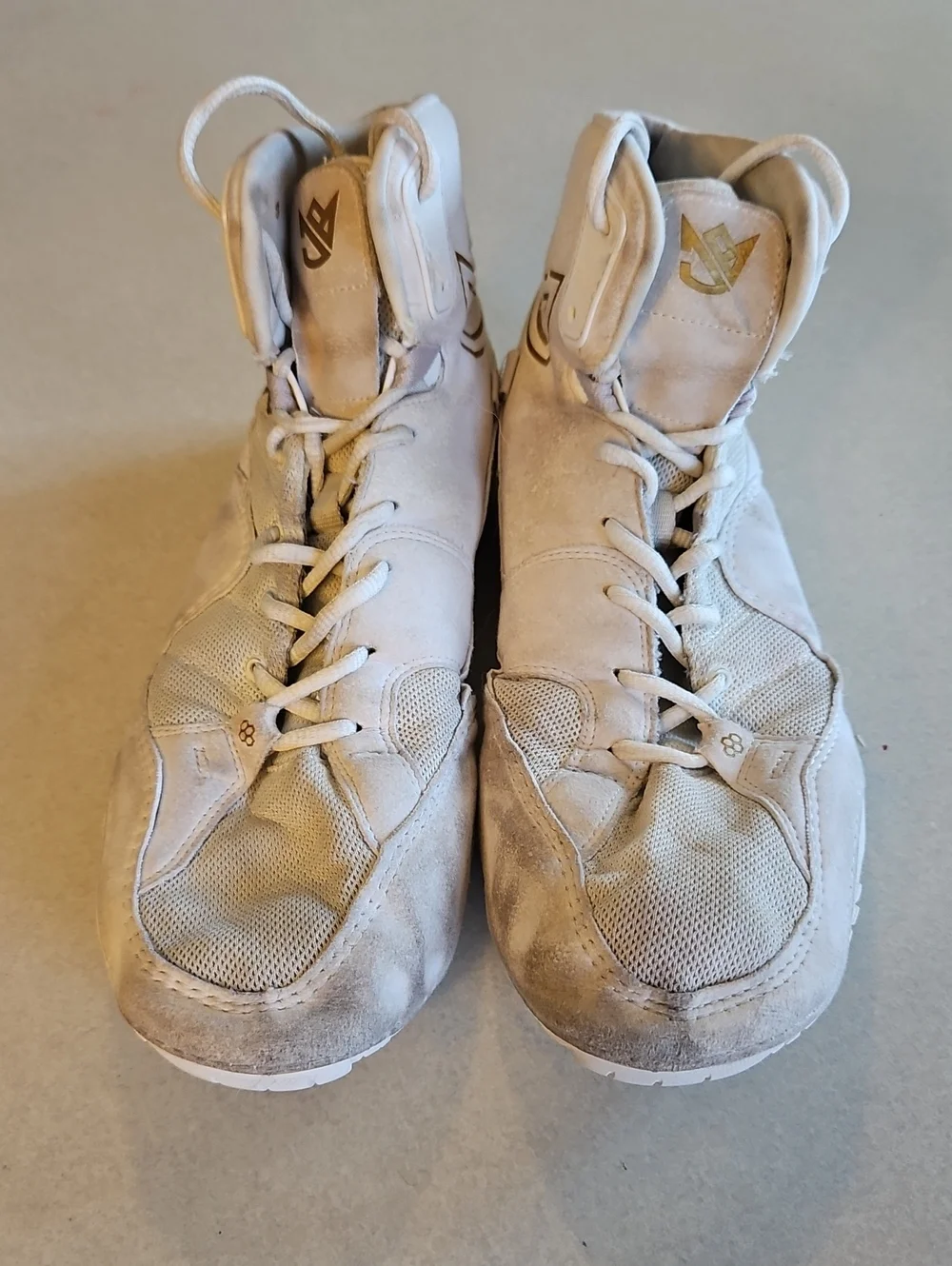 Rudis White Wrestling Shoes